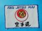 ECUSSON  PATCH  VINTAGE  dO JITSU KAI KARATE TIGRE JAPON BRODE JAPONAIS