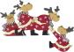 D�coration de No�l en Bois  �lan d�gringolant pour d�corer Le Cadre d'une Porte