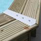 Set de finition de margelles aluminium pour piscine bois   Ubbink