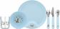 Mepal Mio Ensemble Vaisselle Enfant 6 Pi�ces Couverts Assiette Bol Verre Farm