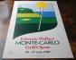 OPEN de GOLF de Monte Carlo 1987 Affiche originale SBM   Sponsor Johnnie Walker