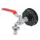 robinet d'arr�t 1-2 pouce   adaptateur pour cuve � eau IBC de 1000 litres. NEUF