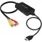 Adaptateur RCA vers HDMI Convertisseur 1080P Composite Vid�o Audio Xbox VCR DVD Mode