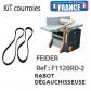 KiT  courroies Feider Raboteuse Degauchisseuse  F1120RD 2   Rabot F1120 RD2