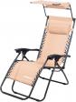 Todeco Chaise Longue Transat Jardin Plein Air, Transat de Plage Pliable avec