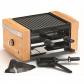 kitchen chef appareil � raclette 4 personnes 750w kc.woodlux4