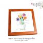 Carrelage Imprim� Picasso Bouquet de la Paix Carreau C�ramique Dessous De Plat