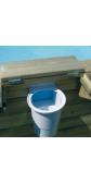 Skimmer Ubbink � large ouverture d'aspiration avec buse de refoulement