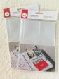 Lot de 2 housses A5 en plastique 3 compartiments Rayher�