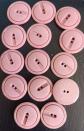 Lot de 14 boutons NEUFS Bois de rose 2,3 cm