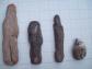LOT DE 4 MORCEAUX DE BOIS FLOTTE POUR CR�ATION D�CO