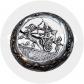 Broche vintage en argent massif   Style n�o �gyptien, �gypte bijou pendentif