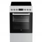 beko cuisini�re vitroc�ramique 60l 4 feux blanc FSE57302GWC