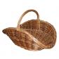 aubry gaspard panier � b�ches en osier brut & buff marron PBU1090