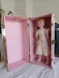 RARE   Poup�e de chiffon B�n�dicte Reveilhac dans sa valise   1985