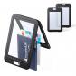 Uniclife Porte Badge avec Fen�tre Double Face �tui vertical en 3 Pcs, Noir 03