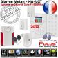 Alarme connect�e Meian centrale porte fen�tre infrarouge pr�sence t�l�comma