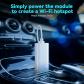 Routeur 4G Portable Multibande carte SIM int�gr�e, Multir�seau, Wi Fi, cat4, GL