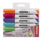 KMarker XW1  Marqueurs de couleur pour tableau blanc avec pointe ronde, effa...