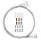 10 x C�ble De D�railleur 2.05m en Acier, C�ble de Changement de Vitesse, C�bl...
