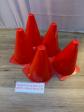 Lot 5 c�nes sport 18 cm entra�nement football roller moto empilables
