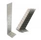 Lot de 5 supports d'ancrage 40 x 200 x 40  En acier  Avec angle en L  Pour b...