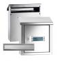 V4037 Pack Bouche d'entr�e   Bo�te aux lettre en acier inoxydable pour porte,...