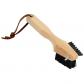 Brosse pour semelle de chaussures  Poils de sanglier huil�s  En bois de h�tre...
