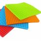 Lot de 4 dessous de plat en silicone antid�rapants r�sistants � la chaleur, S...