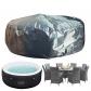 Housse de Protection Ronde, �lastique et Respirante de qualit� pour Meubles ...