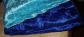 tissu panne de velours 1,50 le m lot de 2 pi�ces : bleu clair et bleu roi