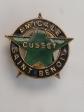 ASB CUSSET FRANCE OLD RARE Football Badge Insigne Abzeichen Odznaka