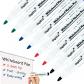 Marqueur Tableau Blanc, 4 Couleurs Feutres Tableau Blanc, Pointe Balle de 23 ...