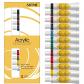 Peinture Acrylique, 12 Tubes De Couleurs 12ml Qualit� Sup�rieure pour �tudian...