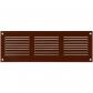 Grille d'a�ration marron de 300 mm x 100 mm   Grilles d'air � retour en acier...