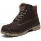 Bottes Femme Homme Hiver Bottines Cuir Plates Lacets Chaud Fourrure Bottines ...