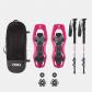 PACK Raquettes � neige petits tamis   TSL 2.08 HIKE rose   et b�tons HIKE alu 3