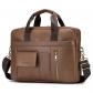 Sacoche Ordinateur Homme Cuir Cartable Homme 14 Pouces Porte Document Cuir Sa...