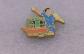EB242 pin's Roland Garros 92 montre Seiko maillot short bleu Arthus Bertrand