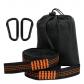 Lot de 2 sangles de hamac avec 2 mousquetons, sangles de suspension de campin...