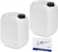 Bidon plastique HPDE 10 litres Pack de 2 unit�s   Kit �tiquet�  Filetage lar...