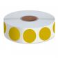 1500 Autocollants de codage couleur ronds dor�s, �tiquettes d'inventaire � po...