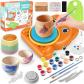 Kit de Poterie pour Enfants,Tour de Poterie �lectrique,Mini Tour de potier �l...