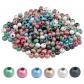 Perles en Bois Couleur, 300 Pi�ces Rondes Naturelles 6mm Pour Fabrication de ...