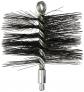 2036-5 Brosse pour tuyau de po�le en fil d'acier avec filetage m�le M12, 150 ...