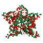 Pompons de No�l 600Pcs Craft Pompons Fluffy Mini Ornements Pom Pom pour Enfan...