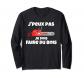 J'peux pas Tron�onneuse Cadeau B�cheron Cadeaux Foresti�re Manche Longue