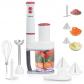 M�langeur de Plong�e 4in1 avec accessoires fouet, hachoir, m�langeur lames en...