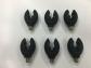 Lot de 6 supports flexibles en caoutchouc pour canne � p�che � la carpe et � ...