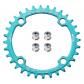 Plateau rond 104 BCD 32T 34T 36T 38T Anneau de cha�ne large avec 4 vis 8 9 10...